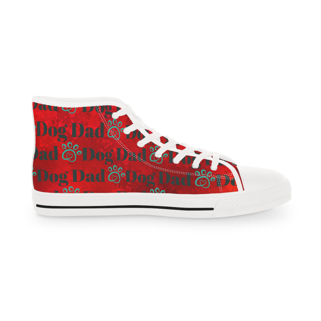 Dog Dad Men's High Top Sneakers