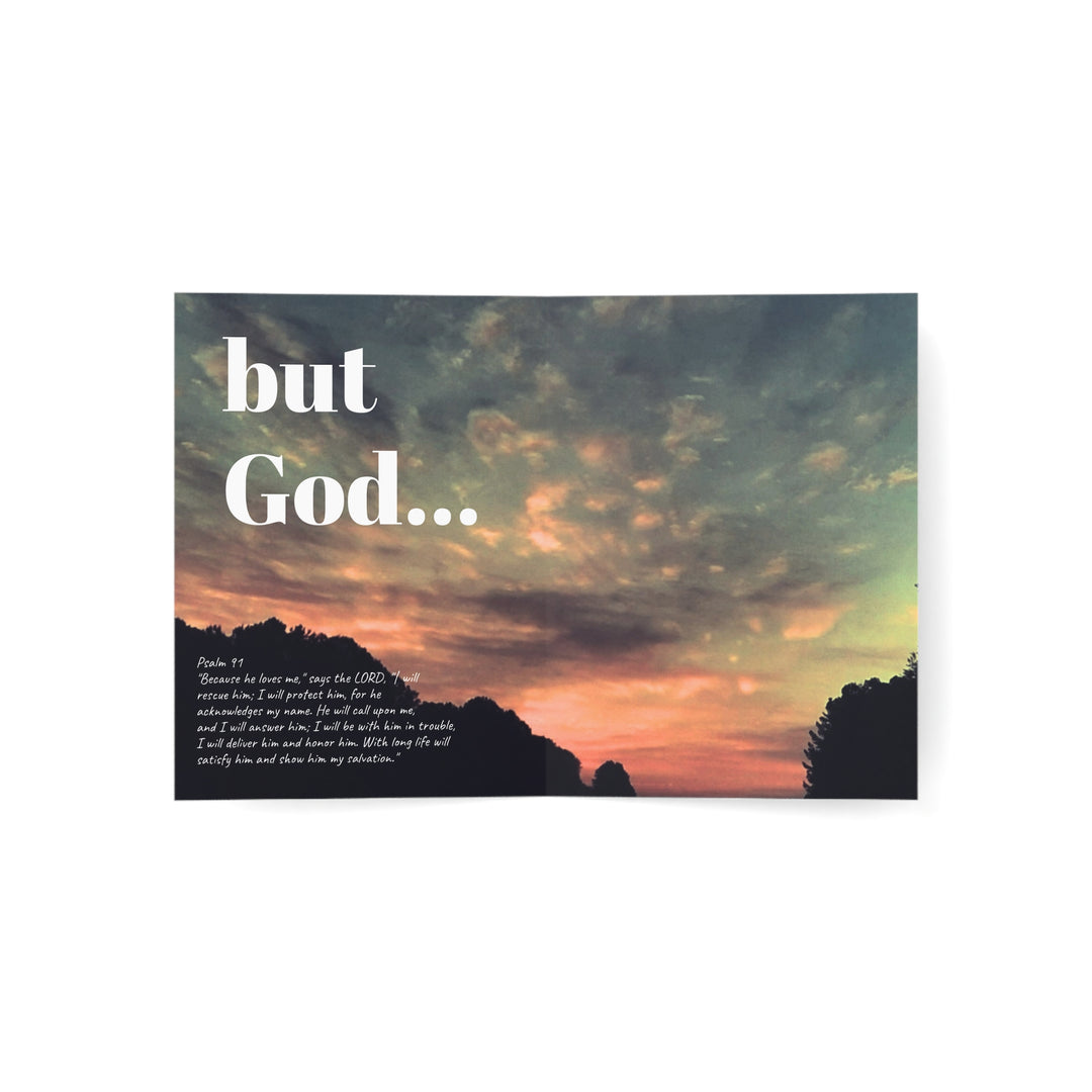 Encouragement Greeting Cards -  He Protects Us - Inspirational Set of 10, 30, or 50pcs