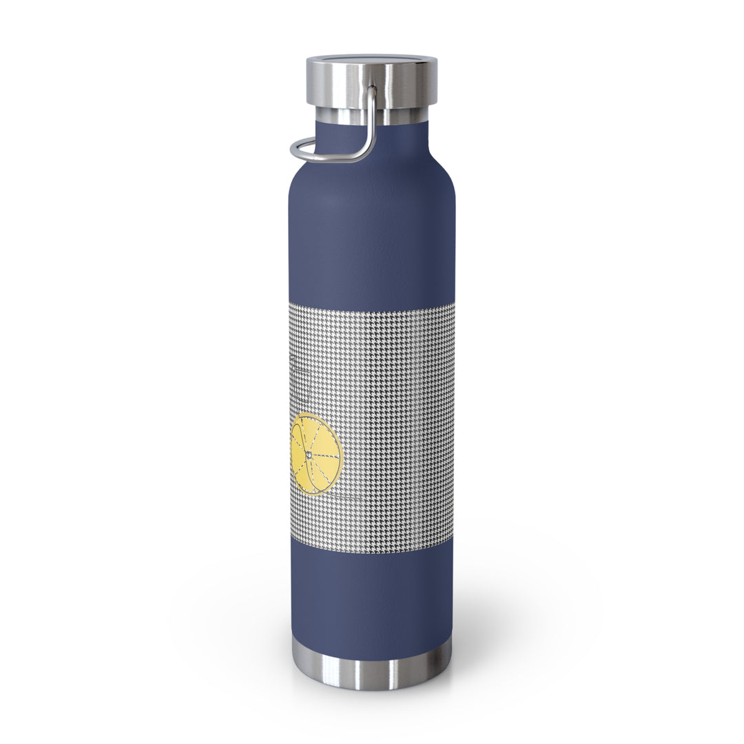 Lemon Keep'uh Pushin'  Copper Vacuum Insulated Bottle, 22oz