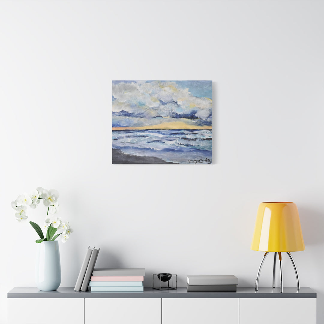 Canvas Wall Art - After the Rain, Sunshine Inspired Matte Canvas