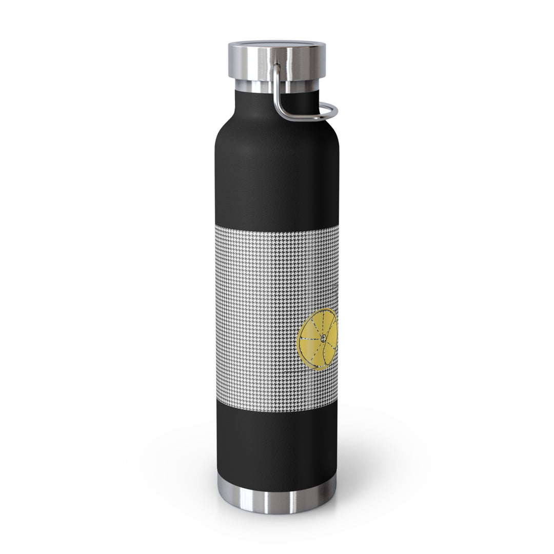 Lemon Keep'uh Pushin'  Copper Vacuum Insulated Bottle, 22oz