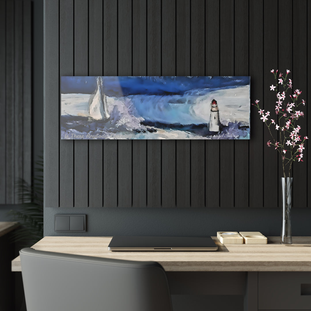 Acrylic Print - Is There Anybody Listening by Queensryche Inspired Original Painting