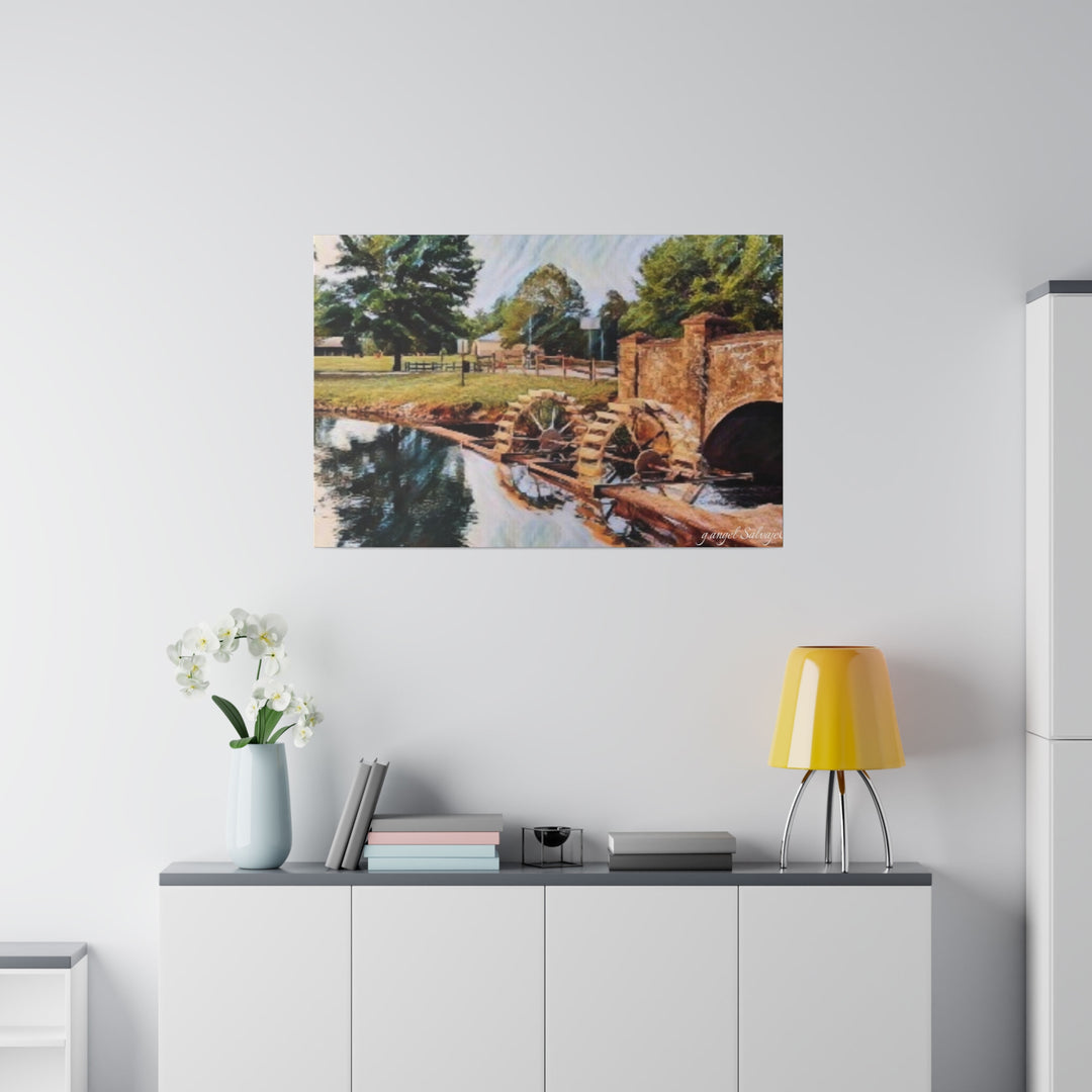 Water Under the Bridge, Spring Park Matte Canvas, Stretched, 0.75"