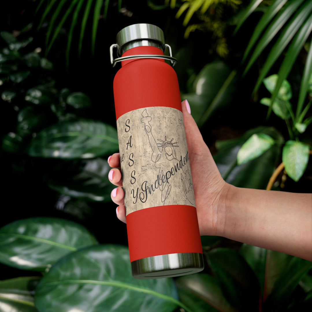 All Men Were Created Equal Copper Vacuum Insulated Bottle, 22oz