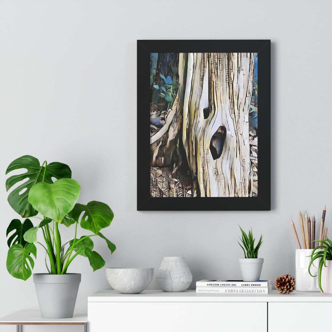 It Is All About What is Hidden Within Framed Vertical Poster
