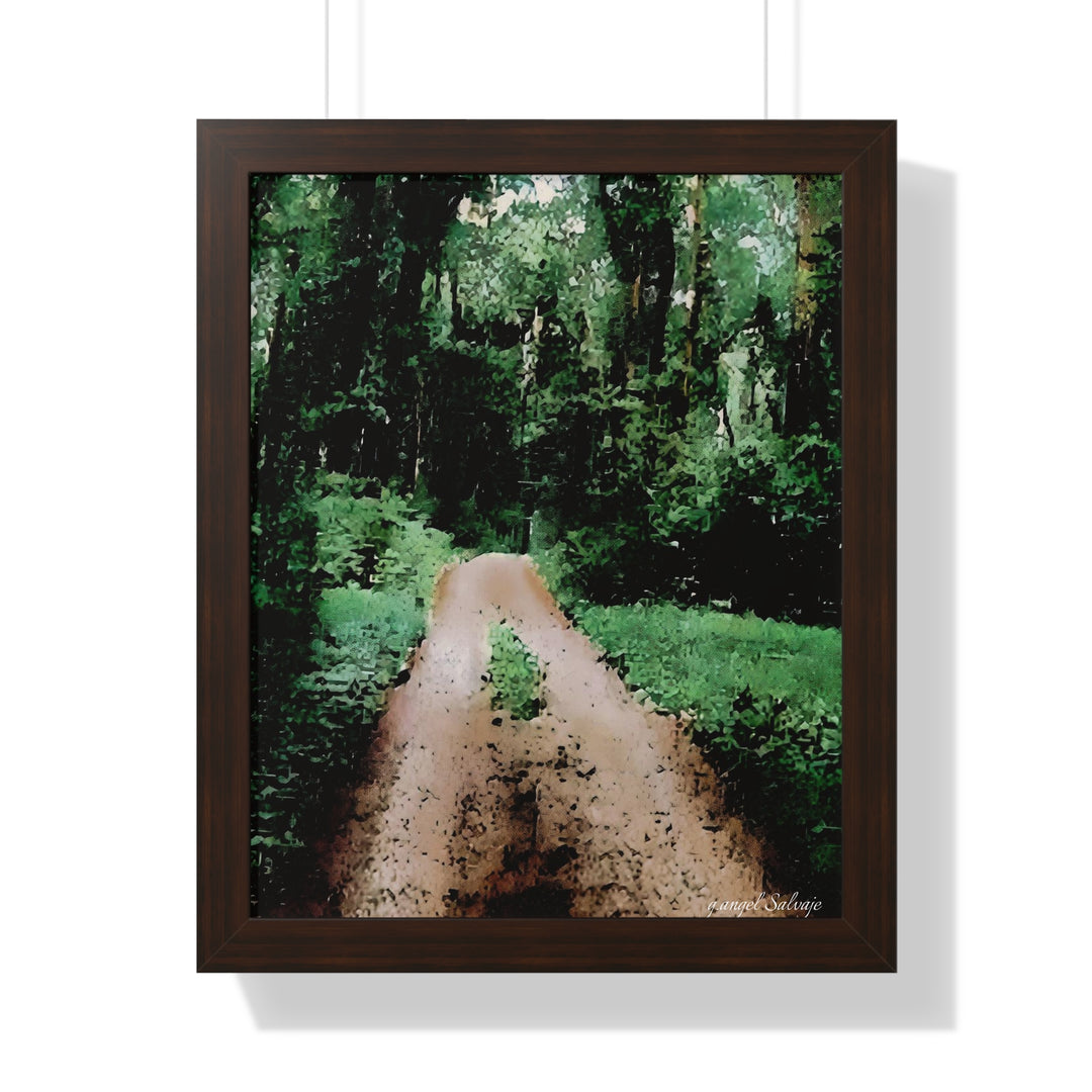 Life Viewed in Retrospect Framed Vertical Poster