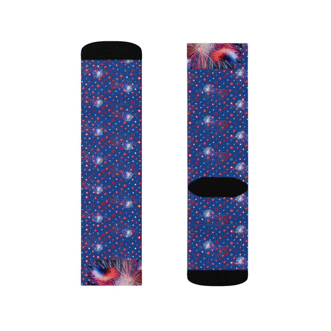 Fireworks Sublimation Socks