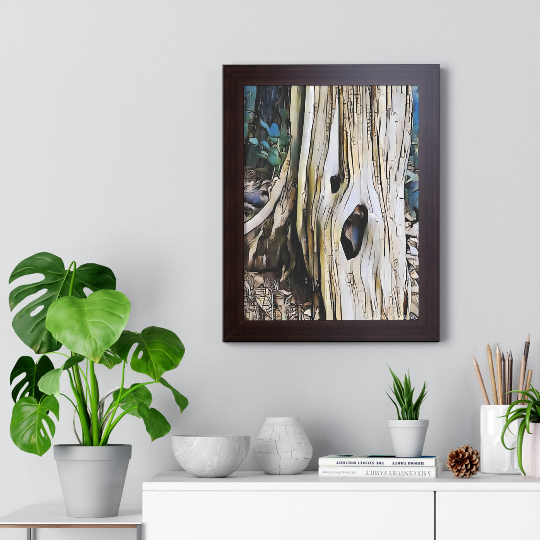 It Is All About What is Hidden Within Framed Vertical Poster