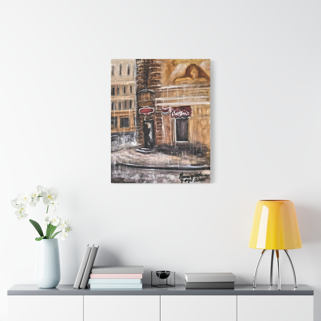 Realist Tones Canvas Print - Tears of Intercession-Urban Rainscape Design