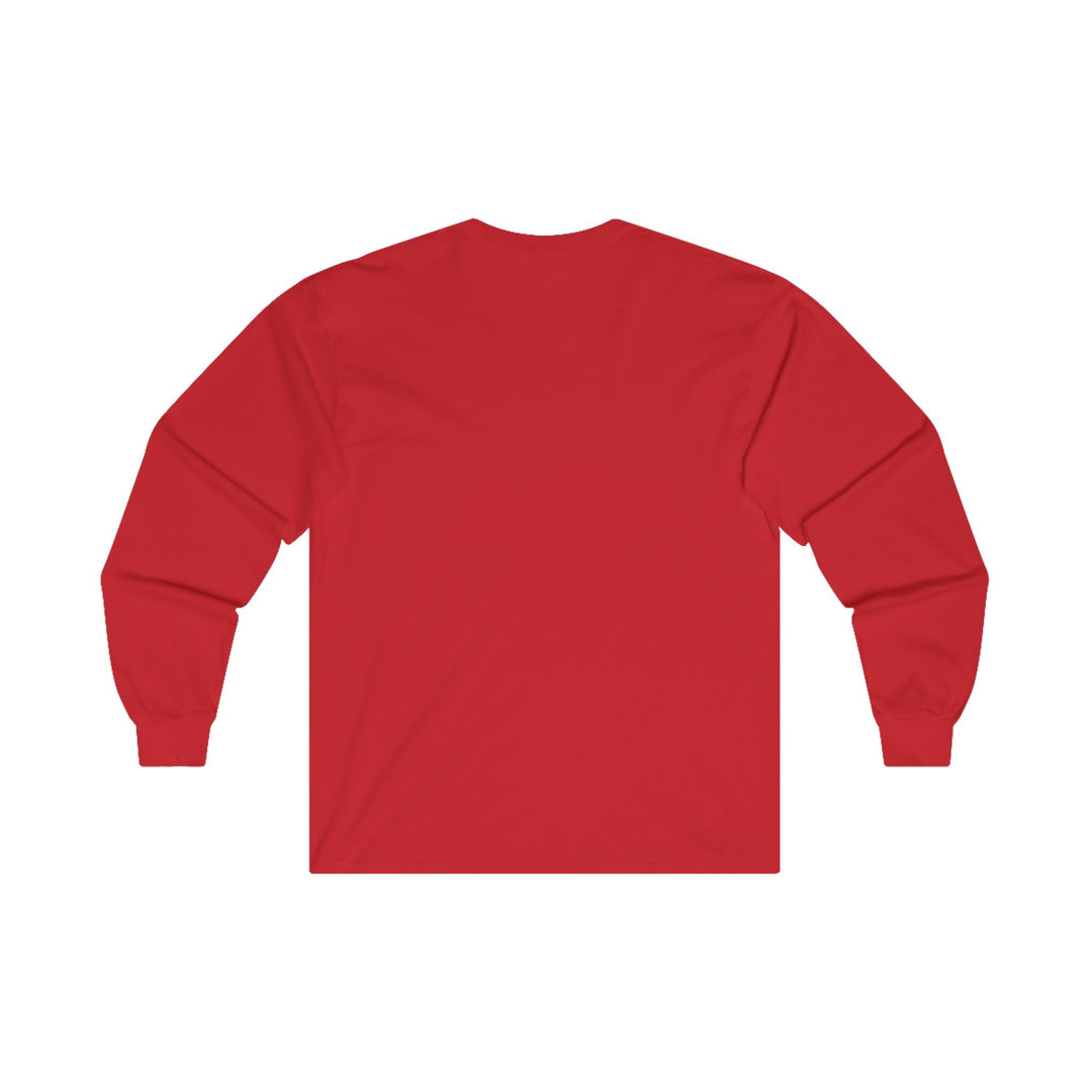 Long Sleeve Tee - Fierce Soul Stars and Stripes Royal Winged Skull Design