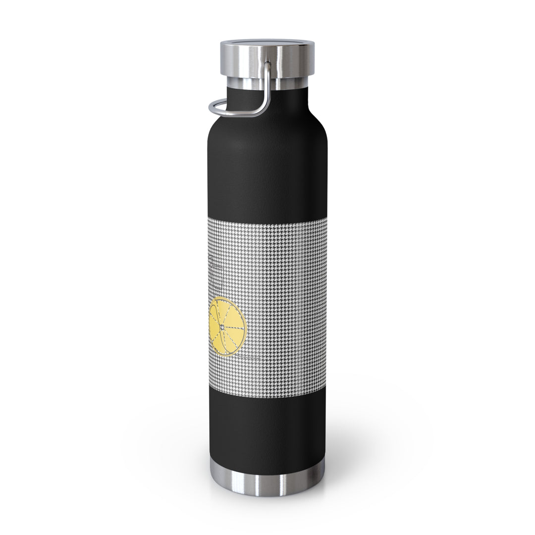 Lemon Keep'uh Pushin'  Copper Vacuum Insulated Bottle, 22oz
