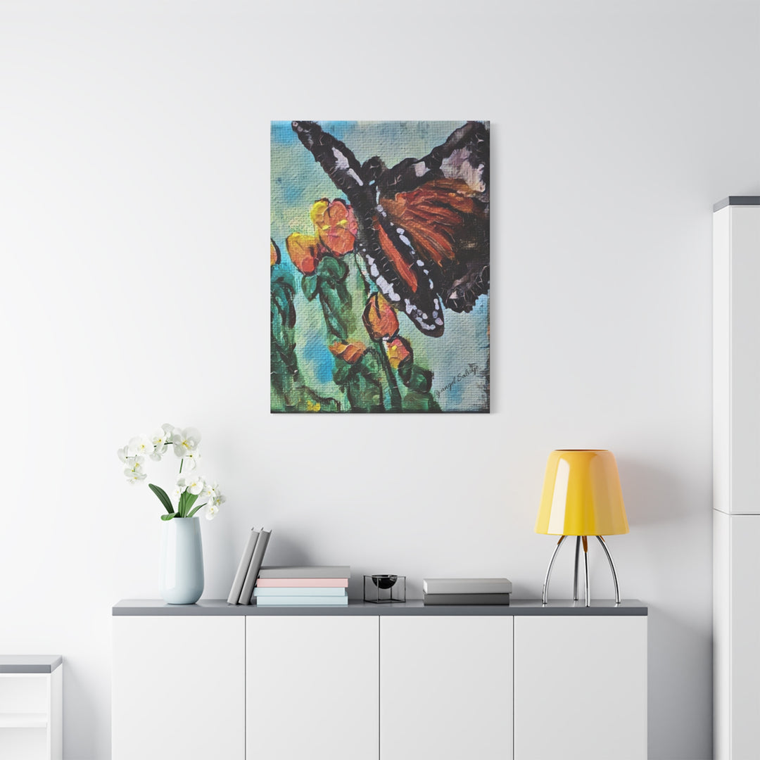 Canvas Print - Monarch Queen Butterfly