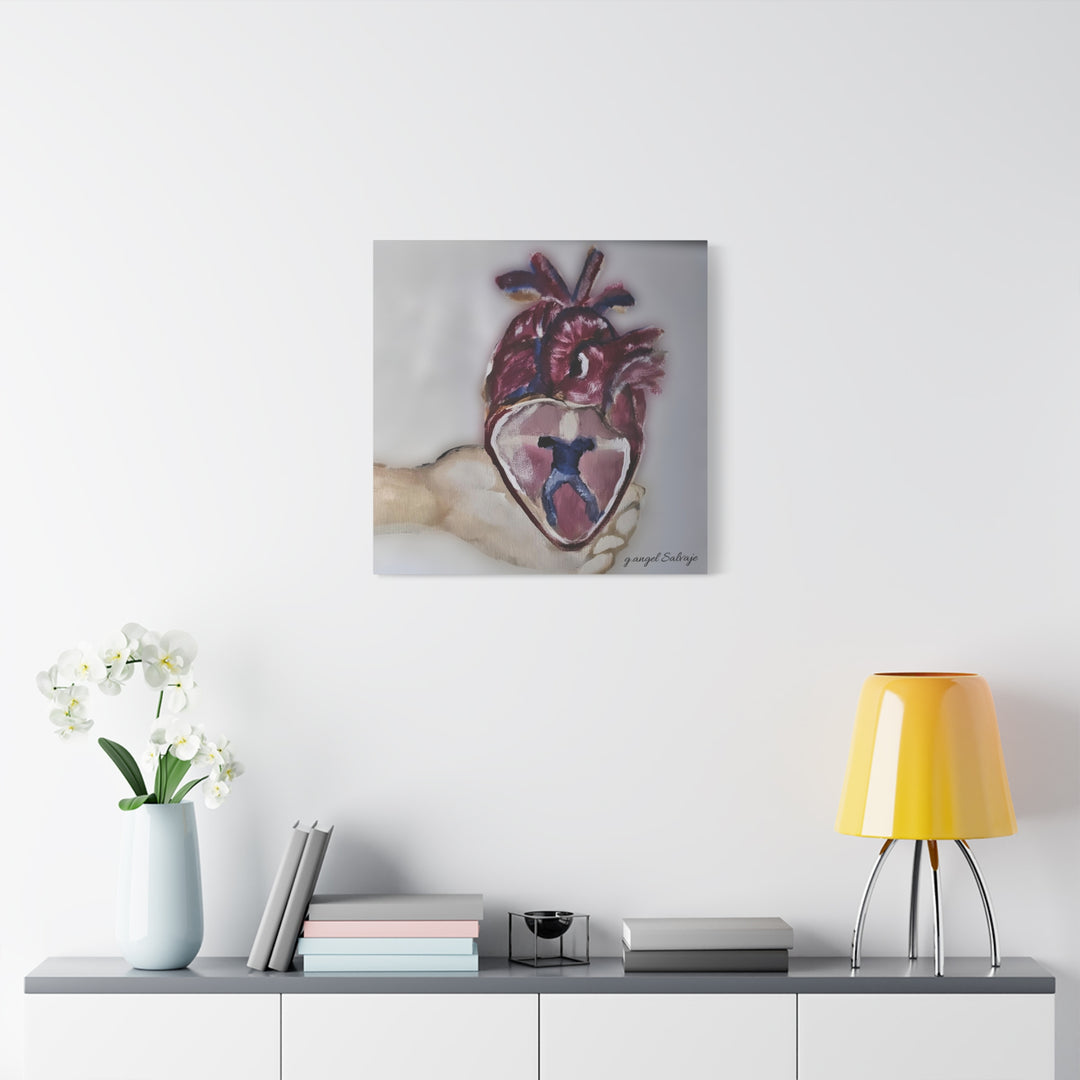 Canvas Print - Abiding Within:Extremely Whole Hearted Sleeves Painting by g angel Salvaje