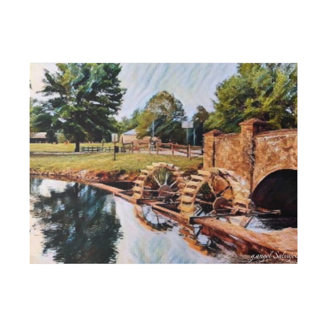 Water Under the Bridge, Spring Park Matte Canvas, Stretched, 0.75"