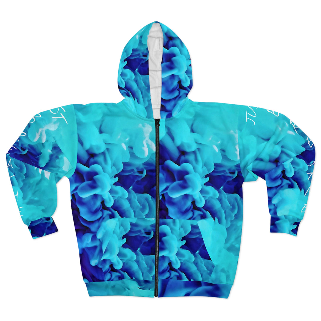 Just Breathe Unisex Zip Hoodie (AOP)