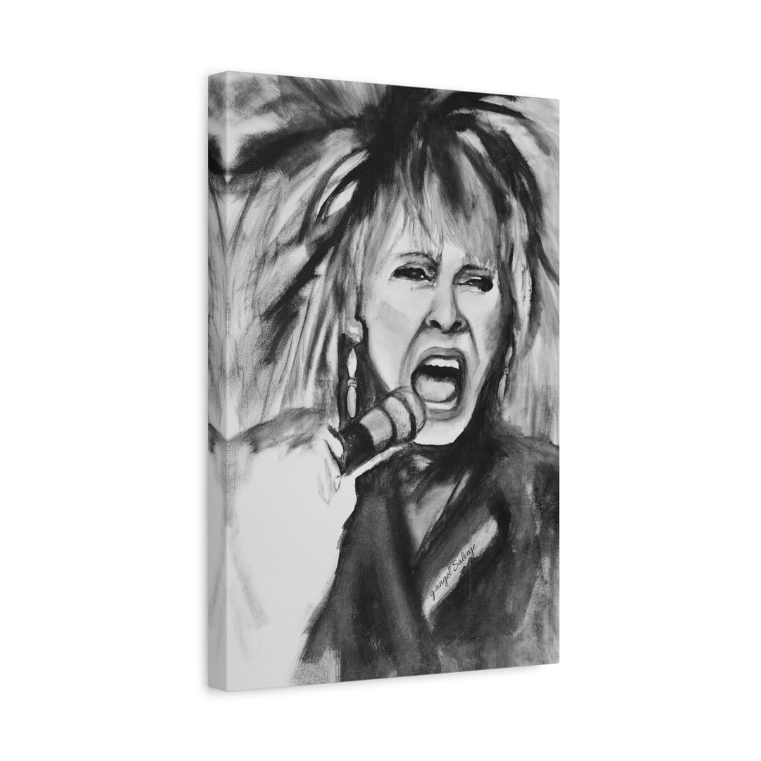 Canvas Print Tina Turner Portrait