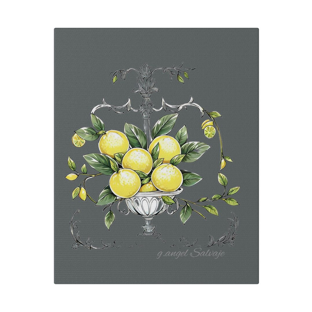 Lemons Centerpiece Matte Canvas, Stretched, 0.75"