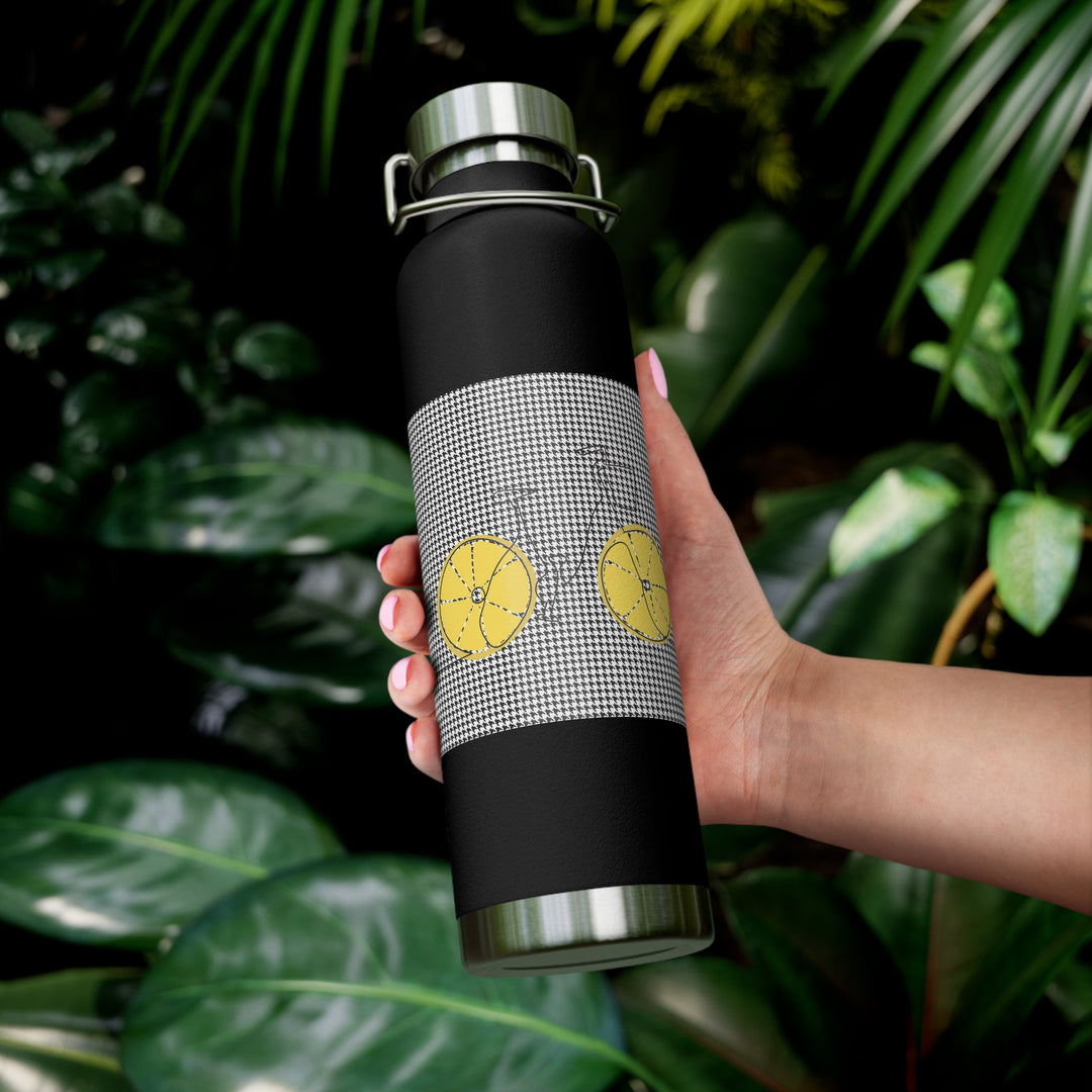 Lemon Keep'uh Pushin'  Copper Vacuum Insulated Bottle, 22oz