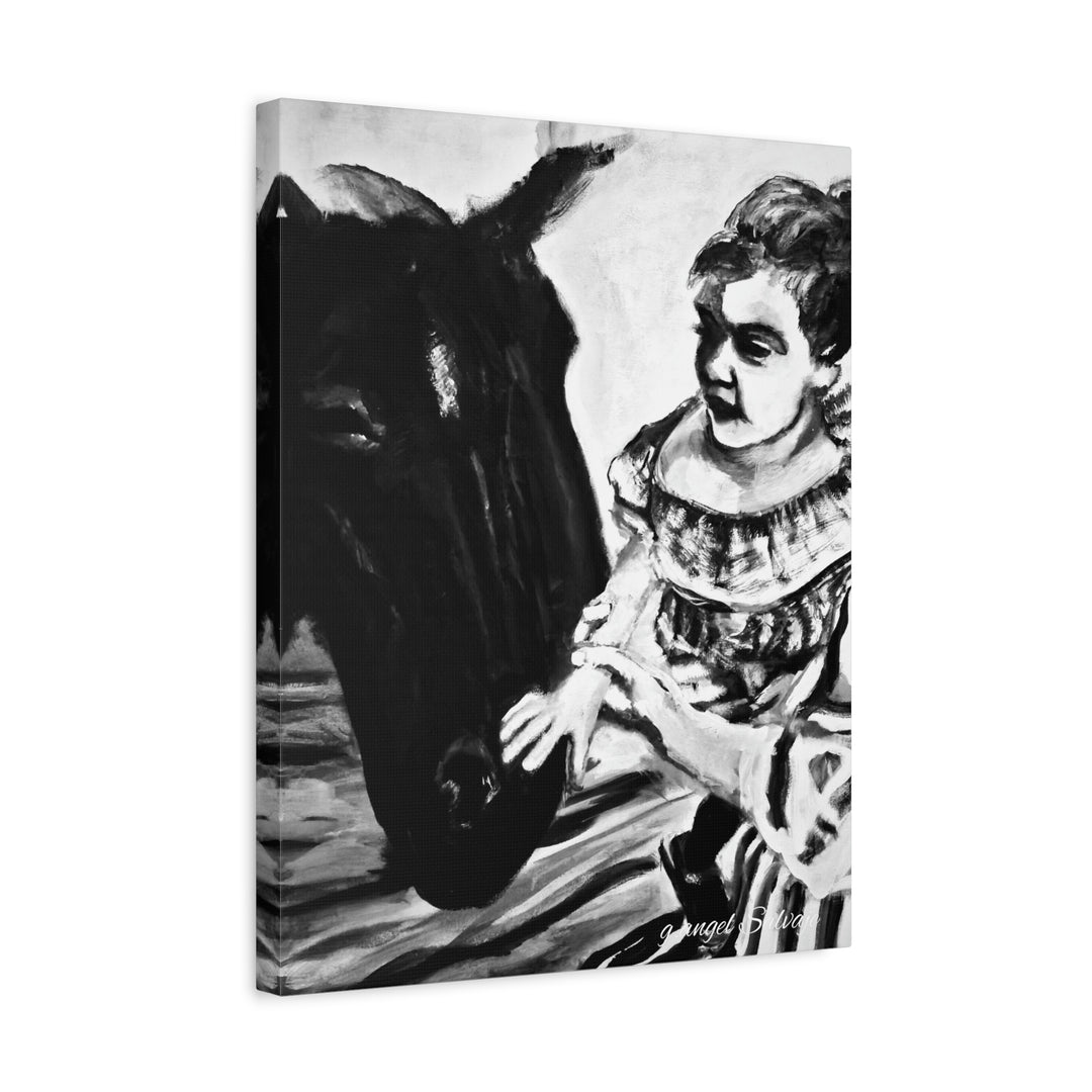 New Best Friend Canvas Art - Elegant Home Decor