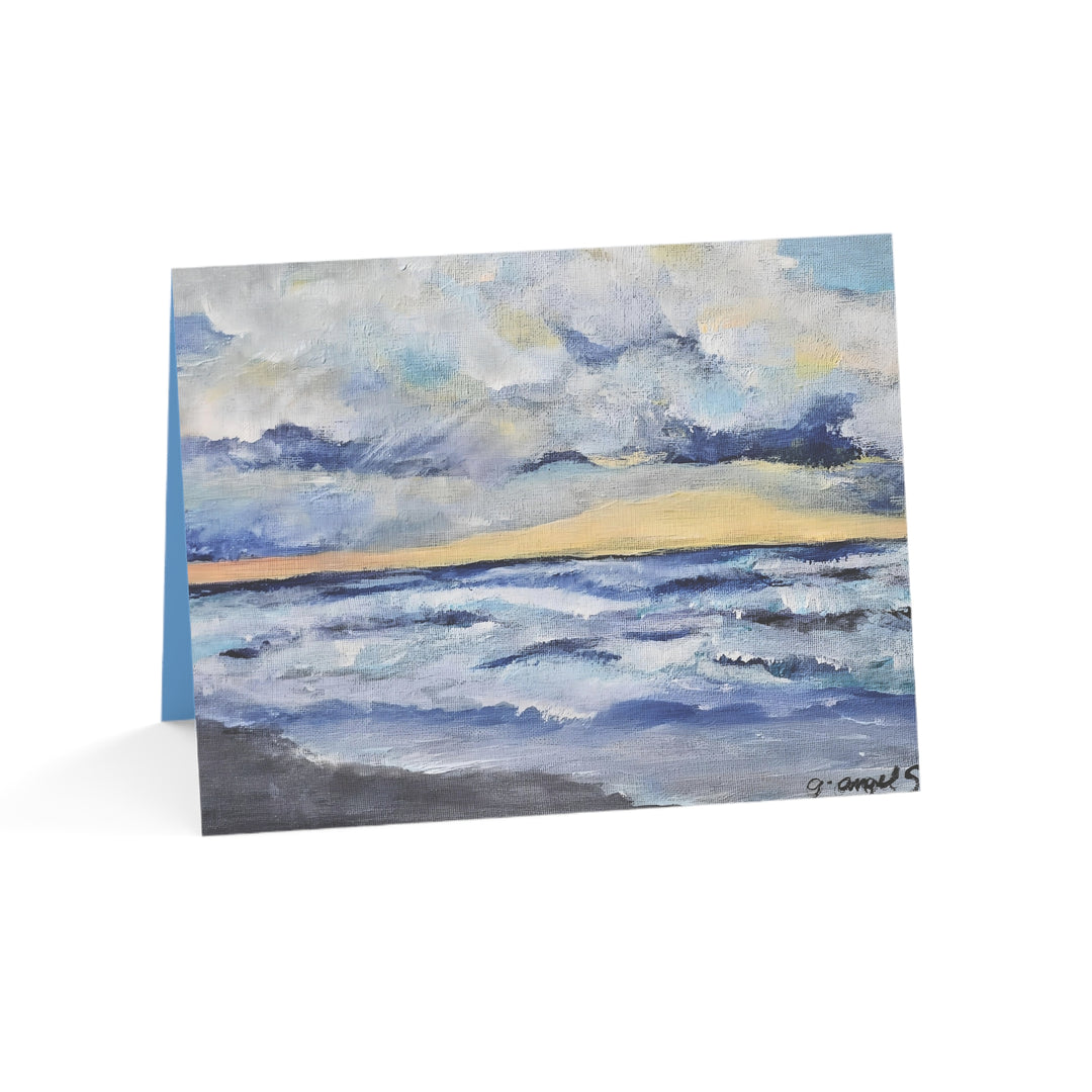 Greeting Cards - After the Rain, Sunshine by g angel Salvaje (1, 10, 30, and 50pcs)