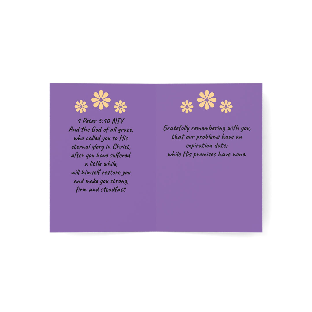 Greeting Cards - The Promises of God Reminder (1, 10, 30, and 50pcs)