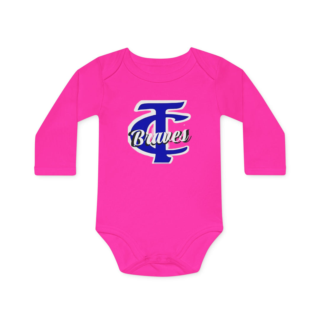 Baby Onesie - Tishomingo County Braves Breast Cancer Awareness