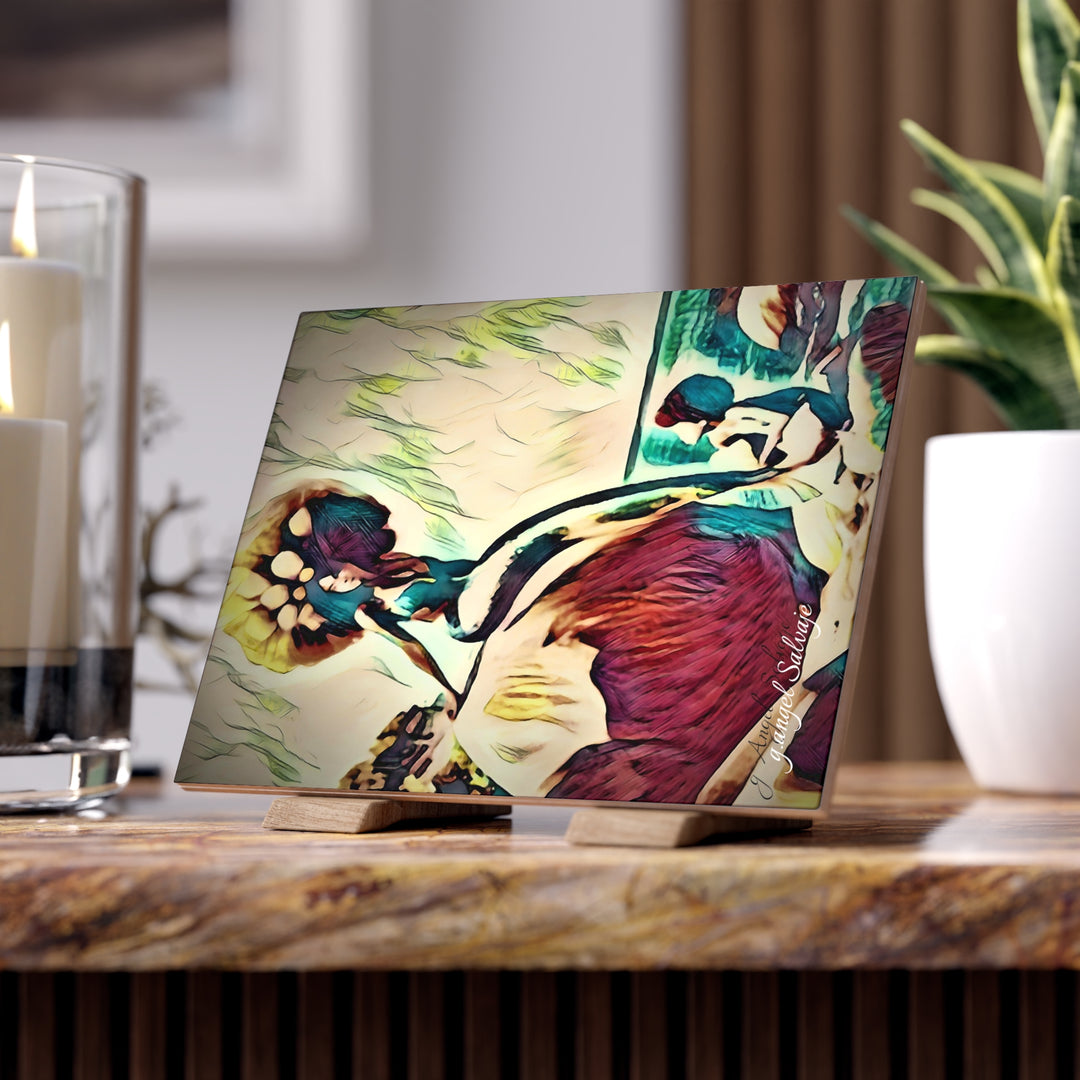 Mermaid Madonna Ceramic Photo Tile