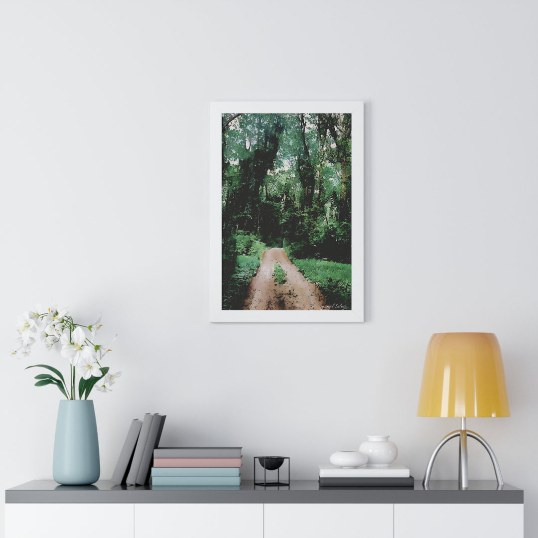 Life Viewed in Retrospect Framed Vertical Poster