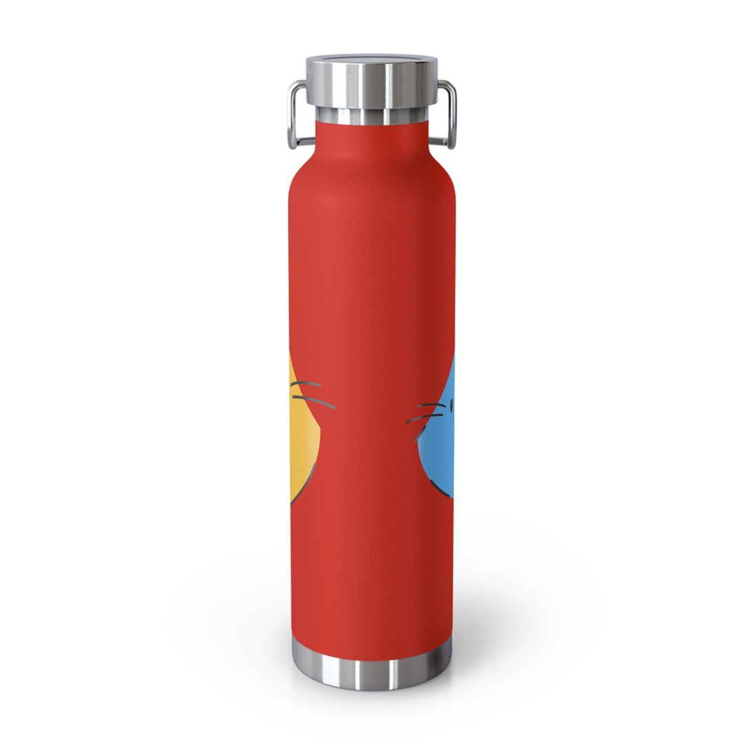 Spy Cats Copper Vacuum Insulated Bottle, 22oz