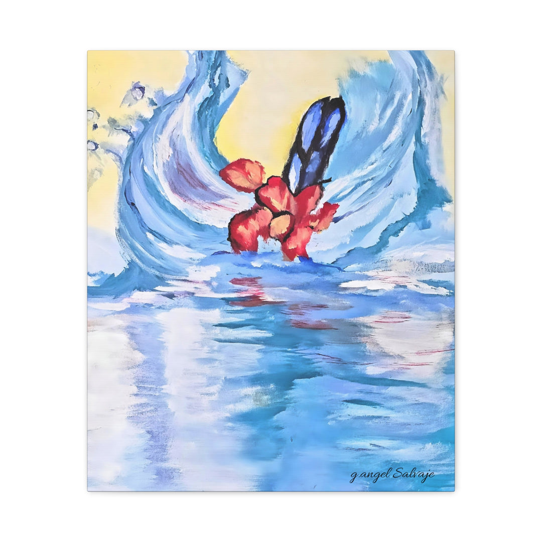 Diving into the Depths Matte Canvas, Stretched, 1.25"