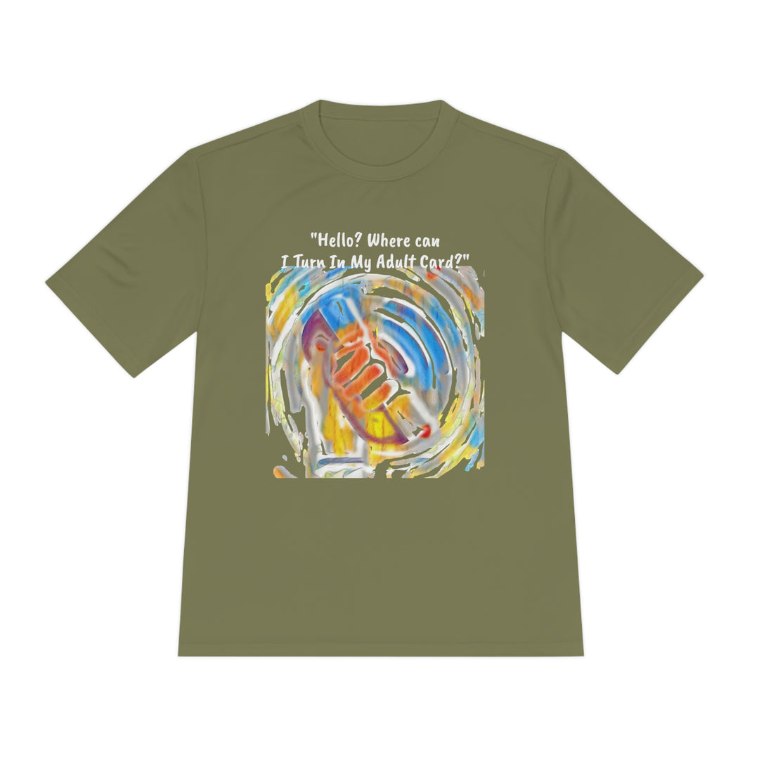 Adult Card Returns Unisex Moisture Wicking Tee