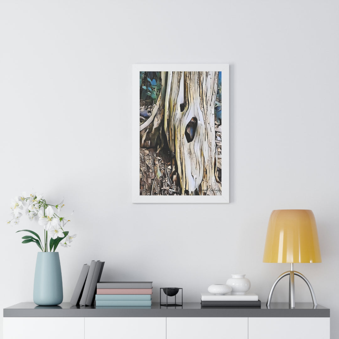 It Is All About What is Hidden Within Framed Vertical Poster