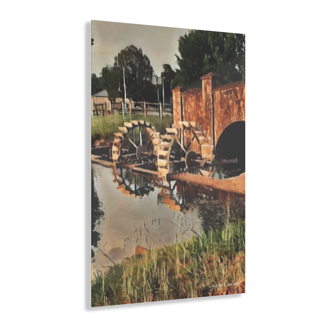 Water Wheels Acrylic Prints