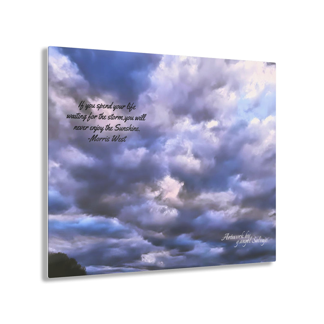 Dont Miss the Sunshine, Morris West Quote Acrylic Prints