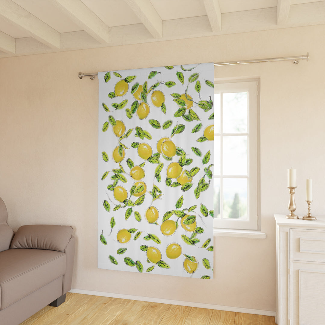 Bunches of Lemons black out Window Curtains (1 Piece)