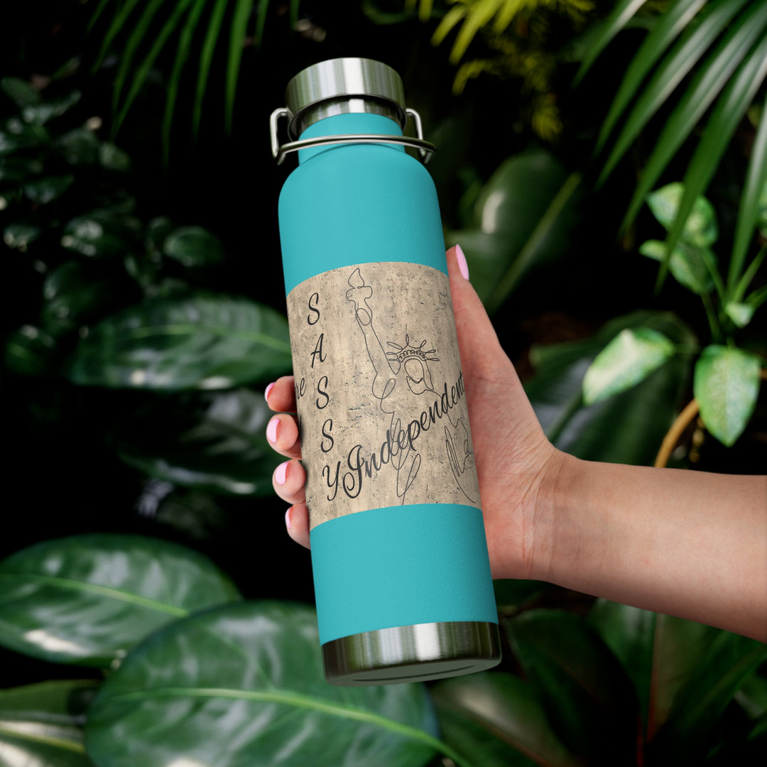 All Men Were Created Equal Copper Vacuum Insulated Bottle, 22oz