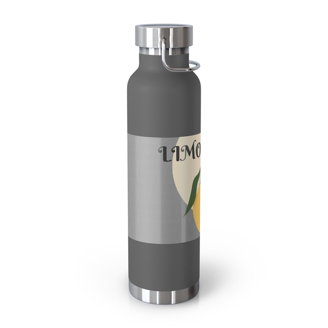 Limoncello Hounds Tooth Copper Vacuum Insulated Bottle, 22oz