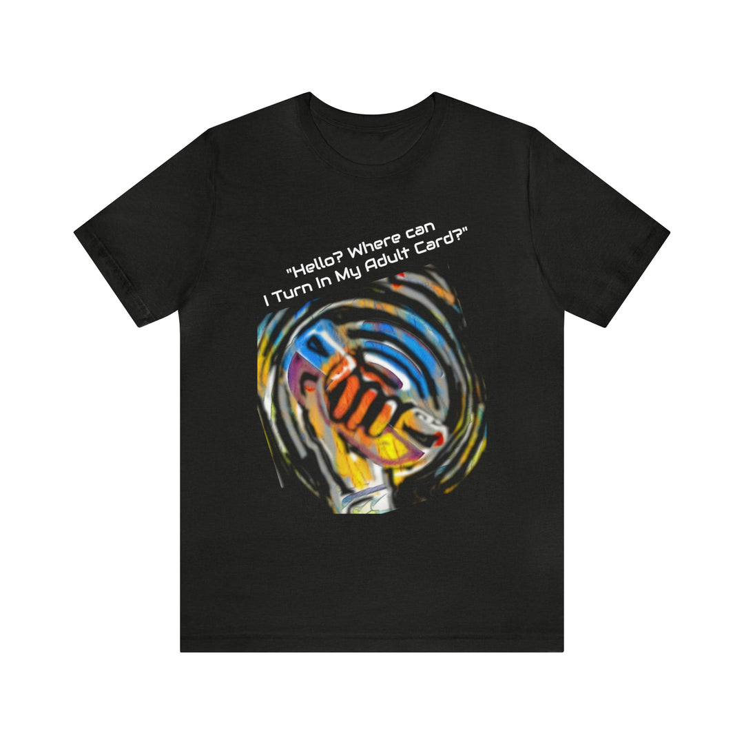 ADULT CARD Dad Jokes Unisex Jersey Short Sleeve Tee
