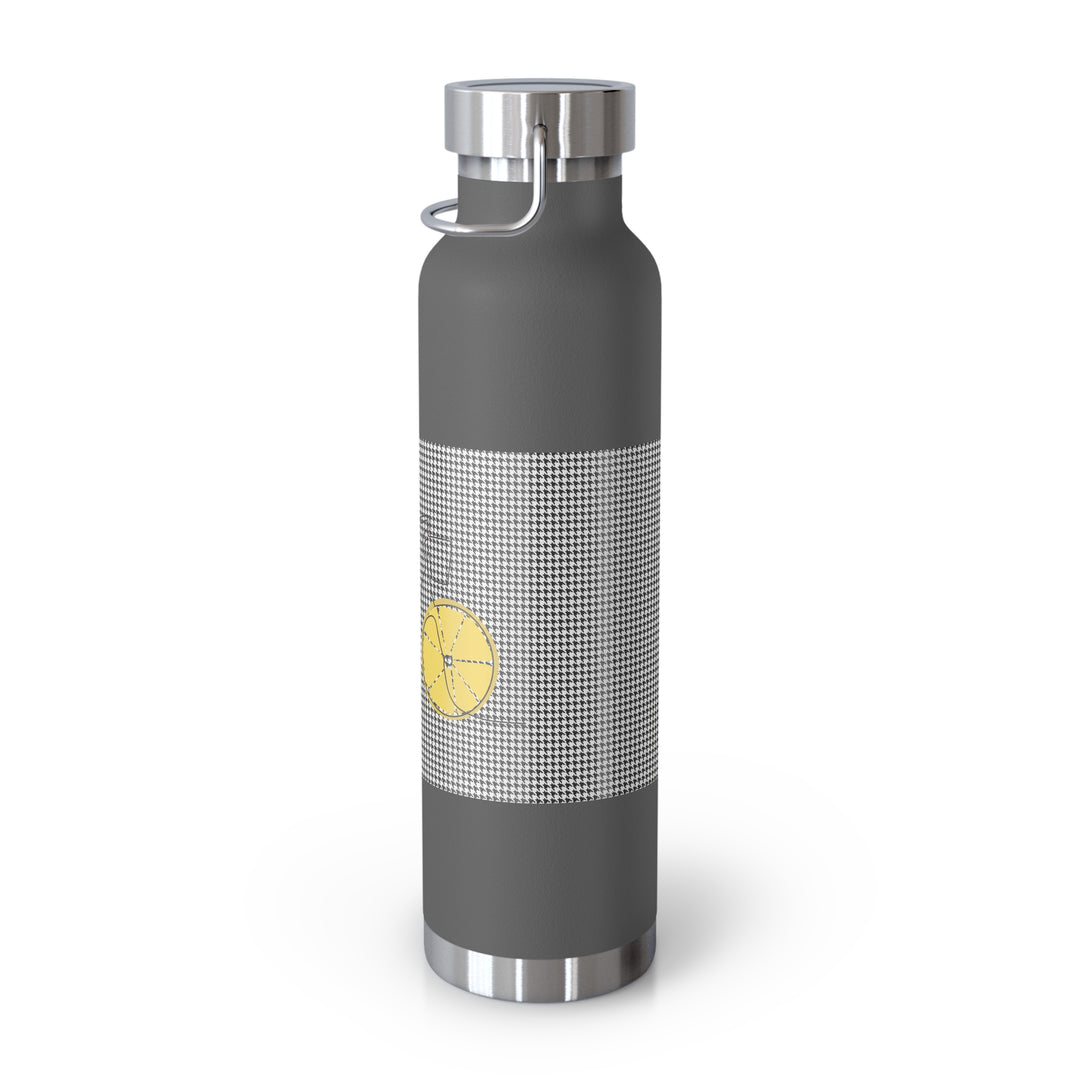 Lemon Keep'uh Pushin'  Copper Vacuum Insulated Bottle, 22oz