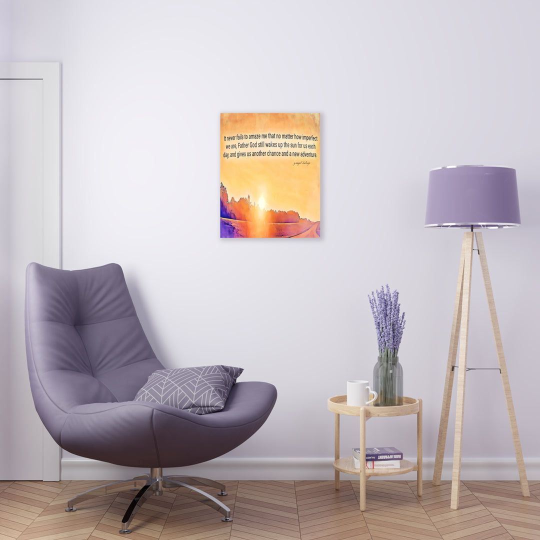 God wakes the sun Acrylic Prints