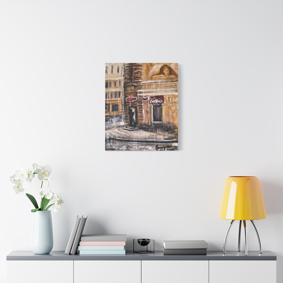Realist Tones Canvas Print - Tears of Intercession-Urban Rainscape Design