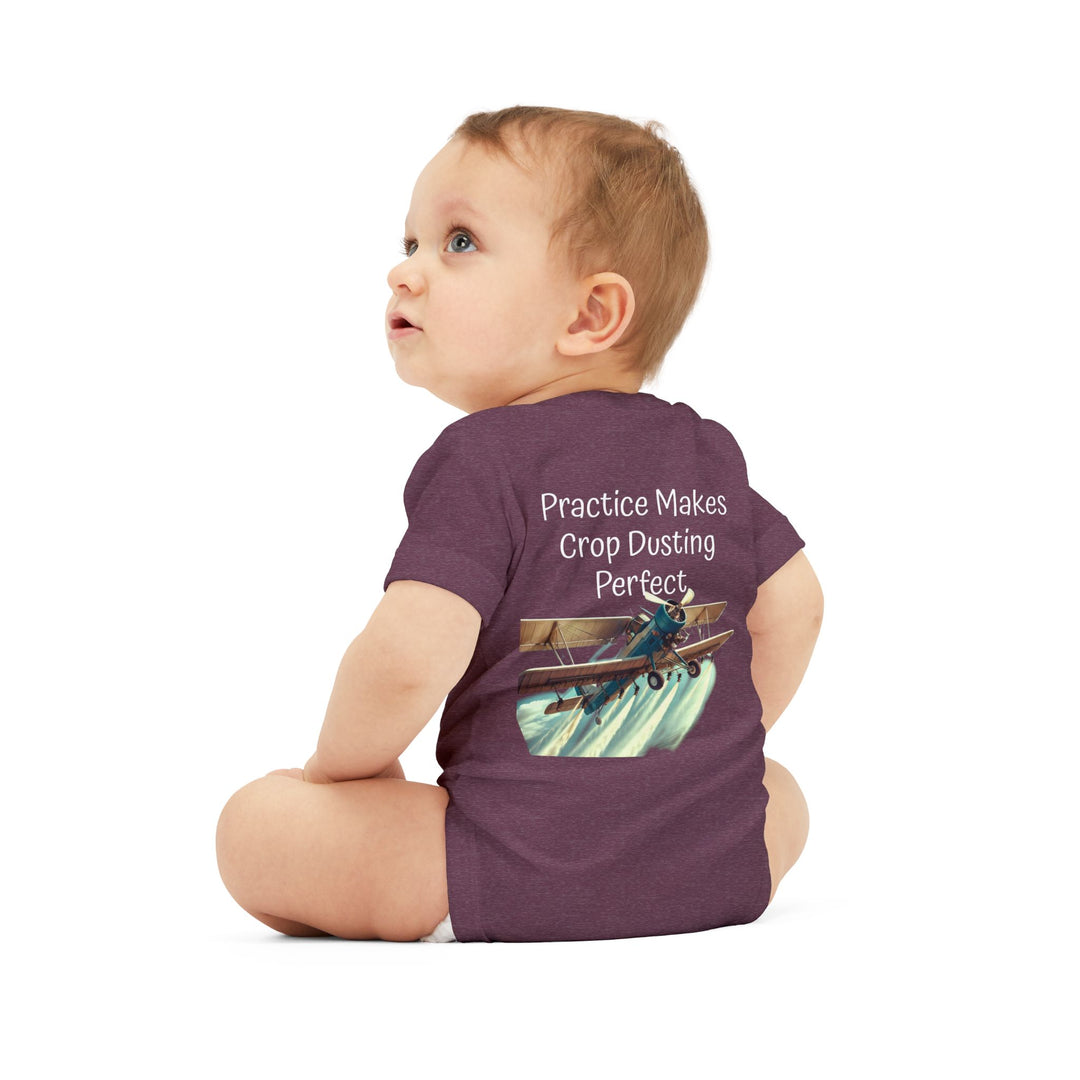 Onesie - Funny Baby Crop Duster Infant Jersey One Piece