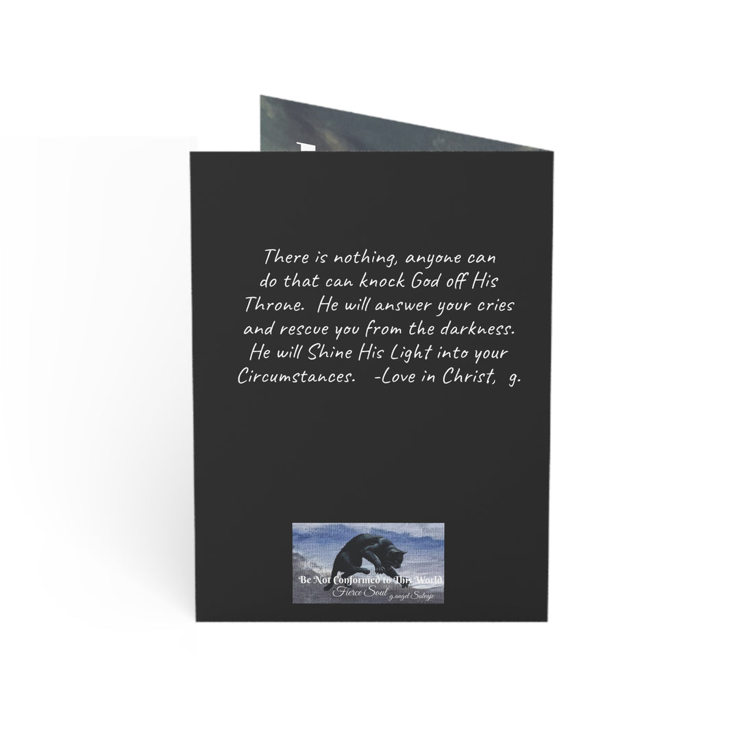 Encouragement Greeting Cards -  He Protects Us - Inspirational Set of 10, 30, or 50pcs