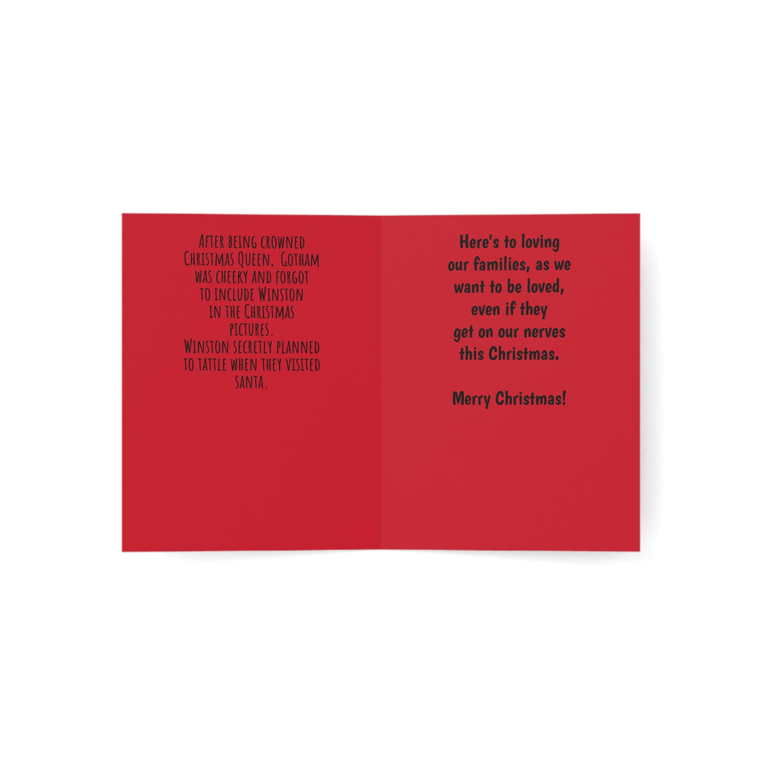 Greeting Cards Cheeky Christmas Queen & Winston Design Set
