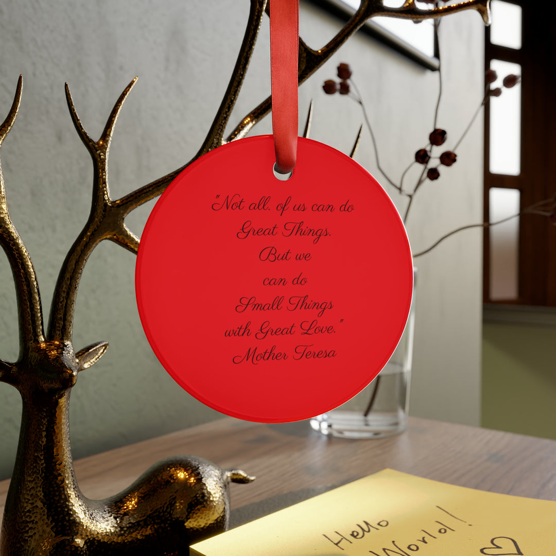 Papillon Elf, Acrylic Ornament with Ribbon
