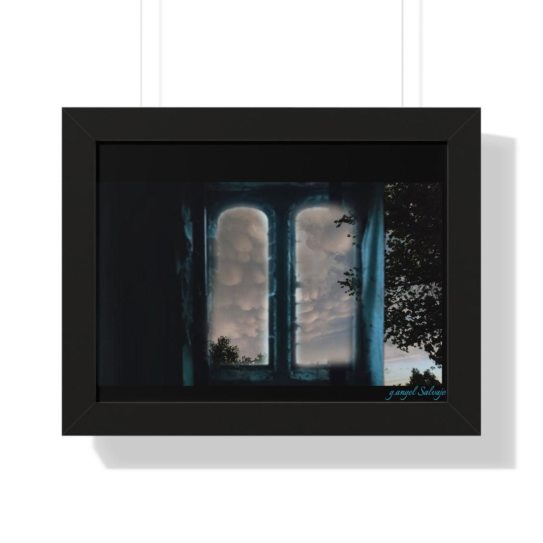 Walk into the Sky Framed Horizontal Poster