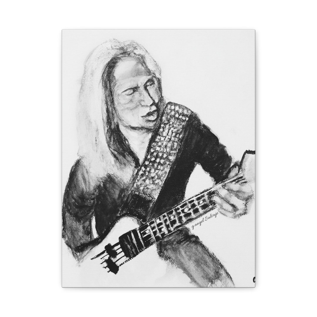 Canvas Print - Dana Strum Bass Player Portrait