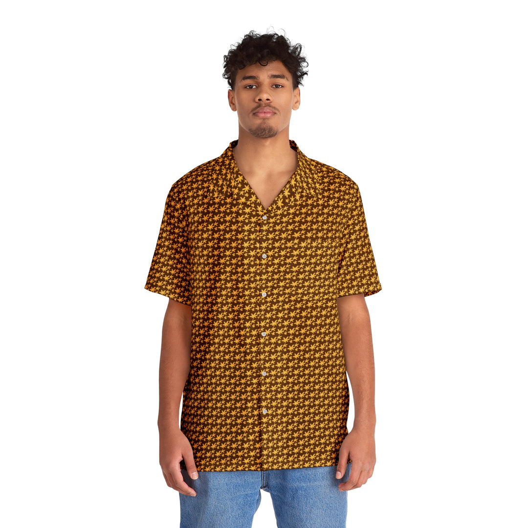 Drifting into Autumn Men's Hawaiian Shirt (AOP)