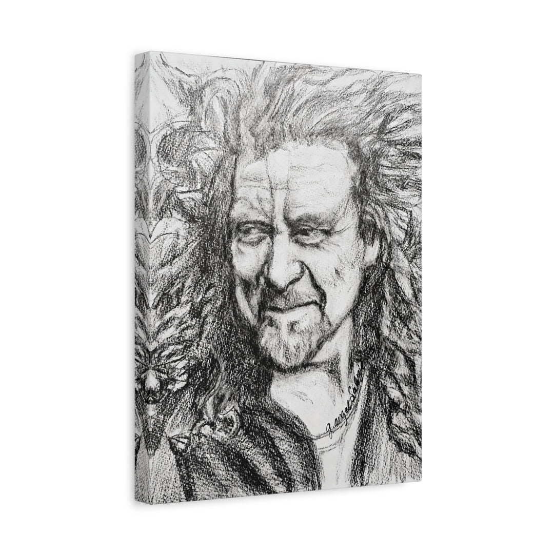 Canvas Print - Robert Plant Rock and Roll Portrait