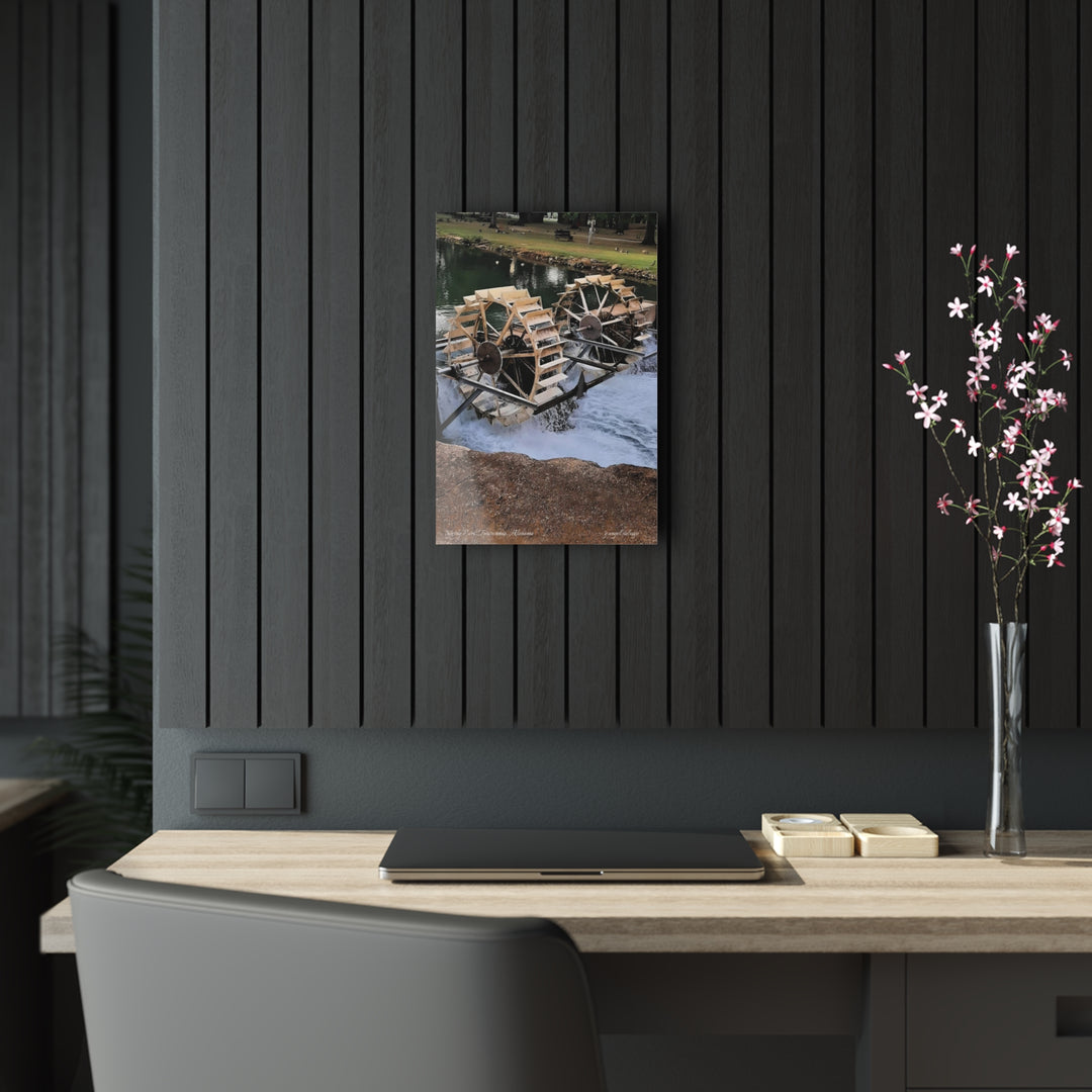 Water Wheel , Spring Park  Acrylic Prints